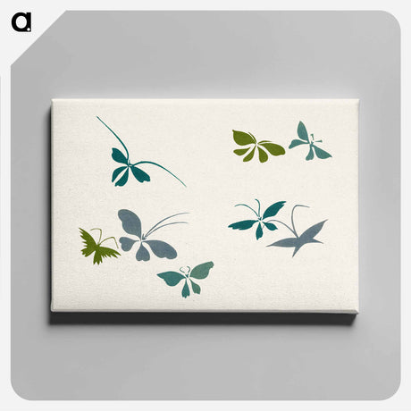 アートパネル-Abstract butterfly - 神坂 雪佳 Canvas.