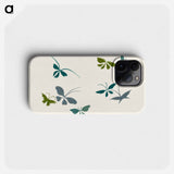 Abstract butterfly - Kamisaka Setsuka Phone Case.