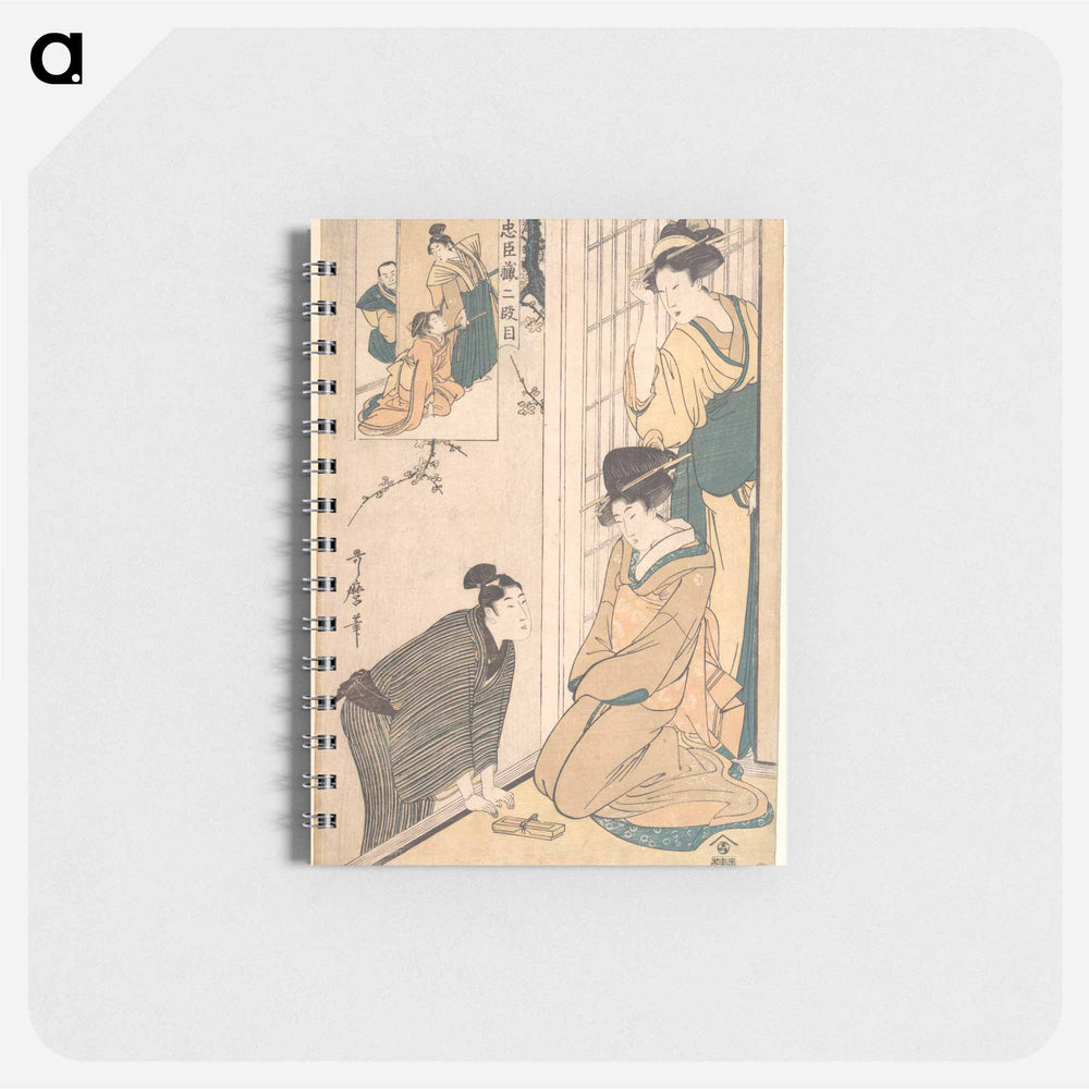 A Young Man at the Side of a House - 喜多川 歌麿 Memo.