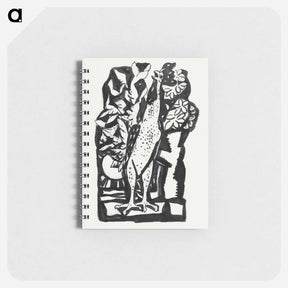 アートメモ帳-Crowing rooster - レオ ヘステル Memo.