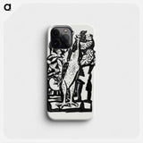 Crowing rooster - レオ ヘステル Phone Case.