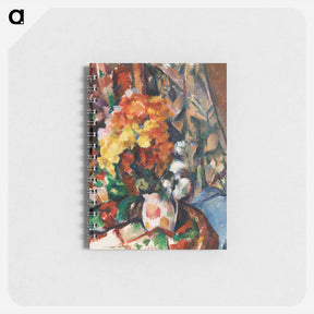 アートメモ帳-The Flowered Vase - ポール セザンヌ Memo.