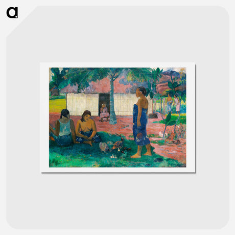 アートポストカード-Why Are You Angry? - ポール ゴーギャン Postcard.
