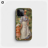 Promenade (La Promenade) - Pierre Auguste Renoir Phone Case.