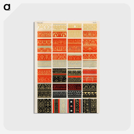 アートポストカード-Nineteenth-Century Ornament
 - 装飾の文法 Postcard.