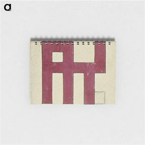 アートメモ帳-Monogram design for Antony Cook - テオ ファン ドゥースブルフ Memo.