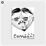 アートポストカード-Carlo Carrá - ウンベルト ボッチョーニ  Postcard.
