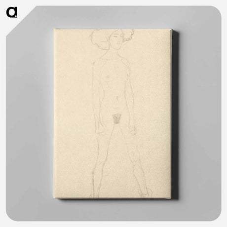 アートパネル-Standing Female Nude
 - ウィーン博物館 Canvas.
