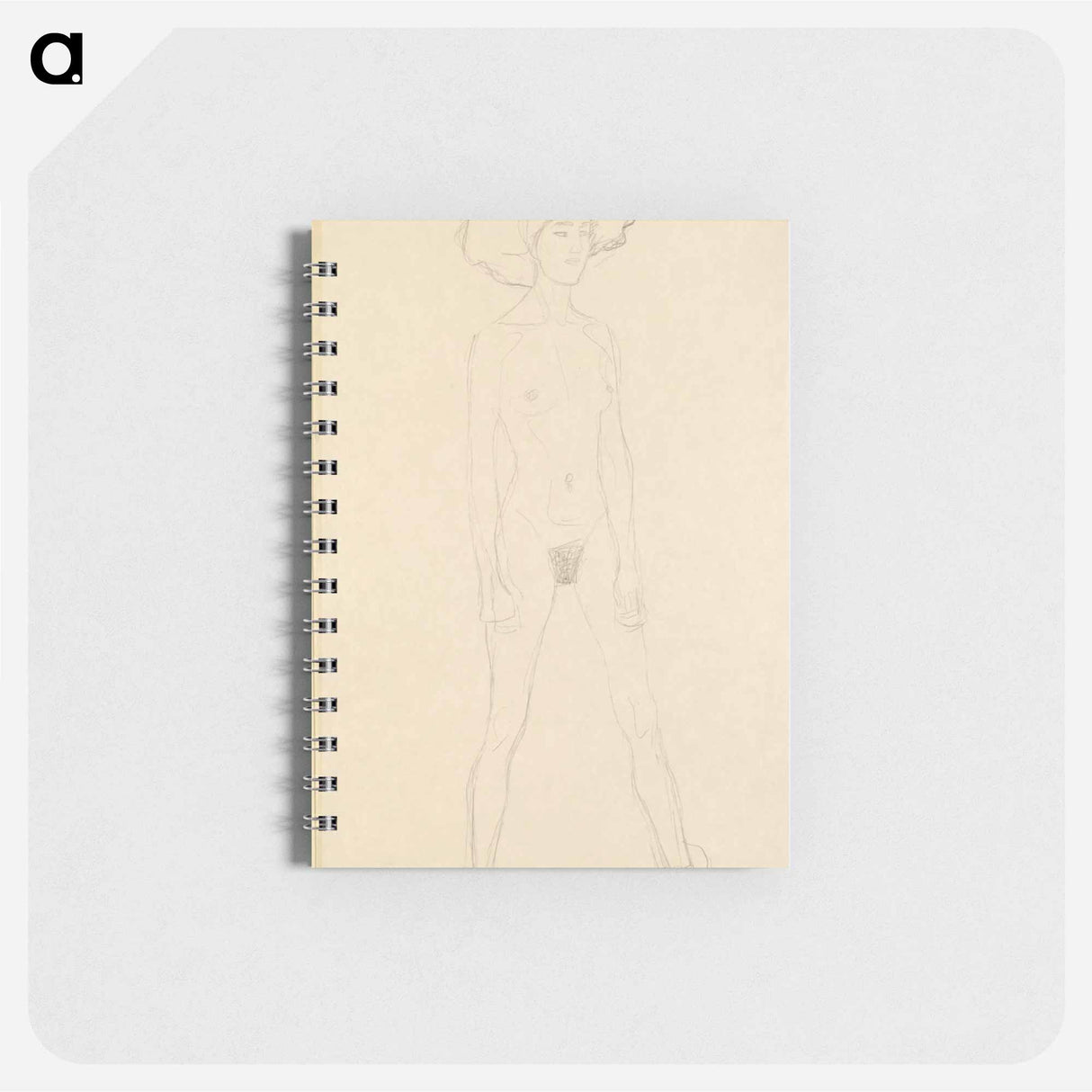 アートメモ帳-Standing Female Nude
 - ウィーン博物館 Memo.