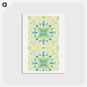 アートポストカード-William Morris's Vine - ウィリアム モリス Postcard.