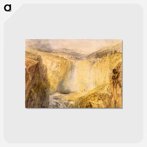 アートポストカード-Fall of the Trees, Yorkshire - ウィリアム ターナー Postcard.