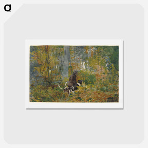 アートポストカード-On the Trail - ウィンスロー ホーマー Postcard.