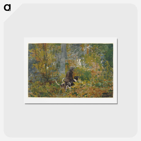 アートポストカード-On the Trail - ウィンスロー ホーマー Postcard.