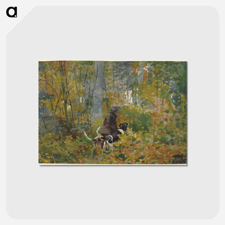 アートポストカード-On the Trail - ウィンスロー ホーマー Postcard.