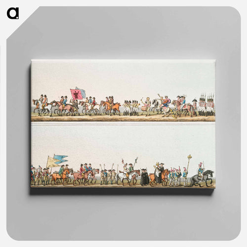 Illustration of bishop blaize - 19世紀のヨークシャー Canvas.