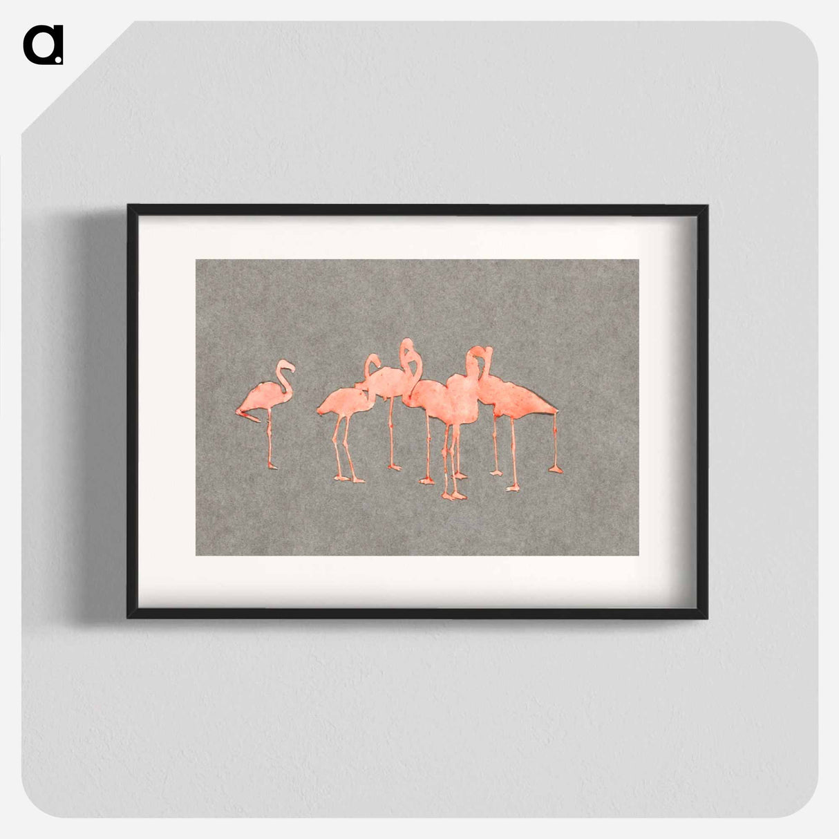 Flamingoes - アボット ハンダーソン セイヤー Poster.