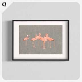 アートポスター-Flamingoes - アボット ハンダーソン セイヤー Poster.