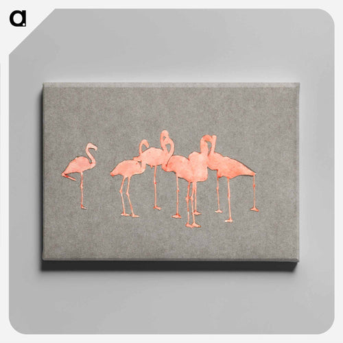 Flamingoes - アボット ハンダーソン セイヤー Canvas.