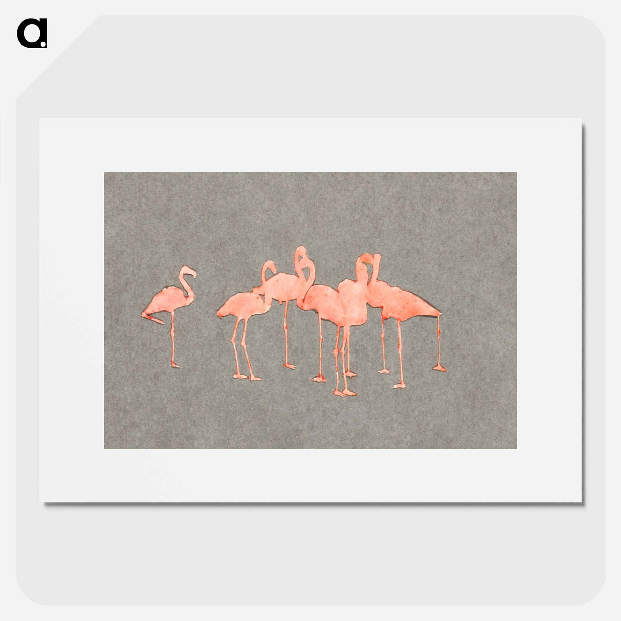Flamingoes - アボット ハンダーソン セイヤー Poster.