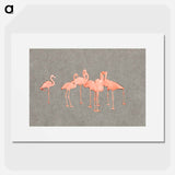 Flamingoes - アボット ハンダーソン セイヤー Poster.