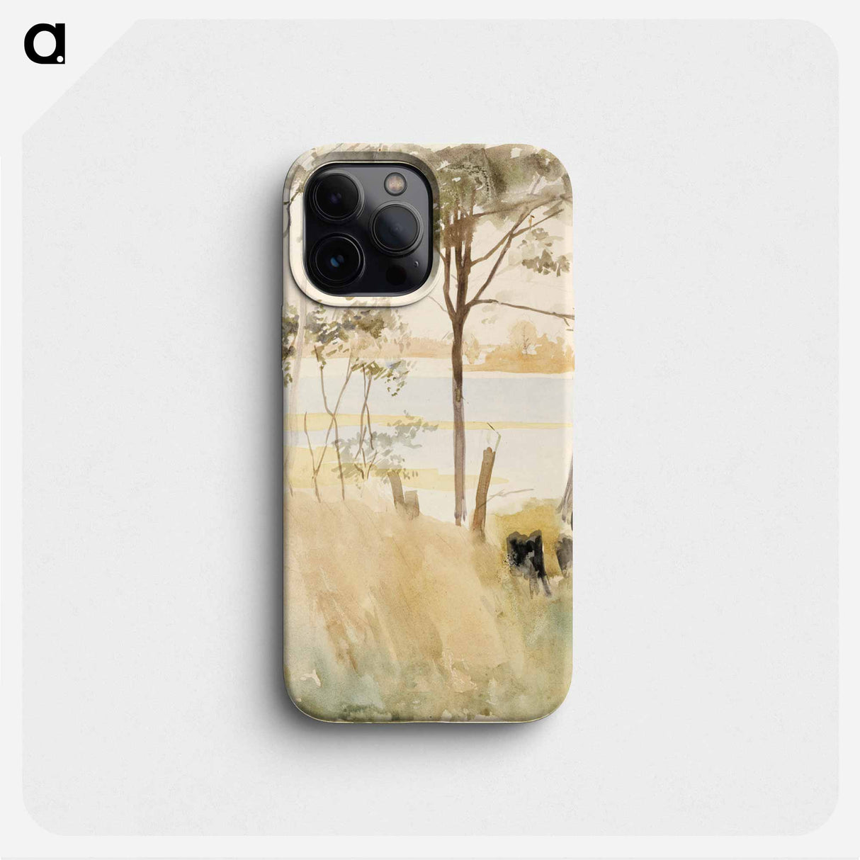 Seashore at haikko in autumn - アルバート エーデルフェルト Phone Case.
