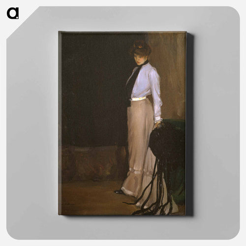 The Model - アルフレッド ヘンリー マウラー Canvas.