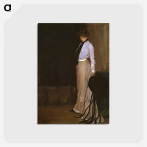 アートポストカード-The Model - アルフレッド ヘンリー マウラー Postcard.