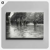 A Wet Day on the Boulevard, Paris - アルフレッド スティーグリッツ Canvas.
