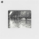 A Wet Day on the Boulevard, Paris - アルフレッド スティーグリッツ Memo.