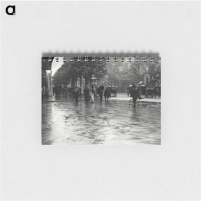 アートメモ帳-A Wet Day on the Boulevard, Paris - アルフレッド スティーグリッツ Memo.