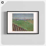 The wellington racecourse in drizzle (ostende) - アルフレッド ウィリアム フィンチ Poster.