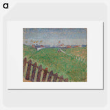 The wellington racecourse in drizzle (ostende) - アルフレッド ウィリアム フィンチ Poster.