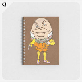 アートメモ帳-Humpty Dumpty Costume Design for Alice in Wonderland - 不思議の国のアリス Memo.