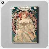 F. Champenois Imprimeur-Editeur - Alphonse Mucha Canvas.