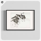 アートポスター-Little Ringed Plover, Illustration from Bijutsu Sekai
 - 美術世界 Poster.