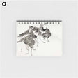 アートメモ帳-Little Ringed Plover, Illustration from Bijutsu Sekai
 - 美術世界 Memo.