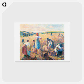 アートポストカード-The gleaners - カミーユ ピサロ Postcard.