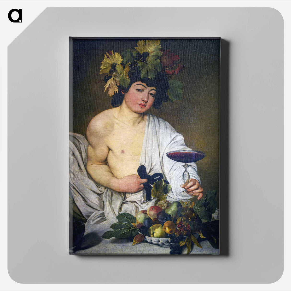 Bacchus - Caravaggio Canvas.