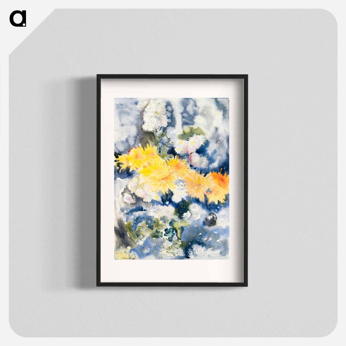 Yellow and Blue - Charles Demuth Poster.