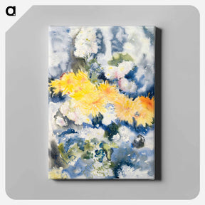 アートパネル-Yellow and Blue - チャールズ デムス Canvas.