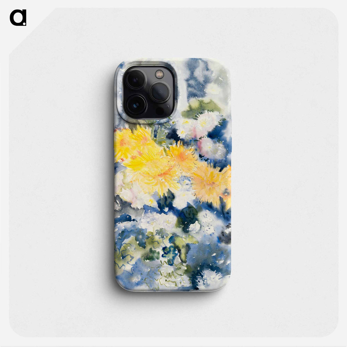 Yellow and Blue - チャールズ デムス Phone Case.