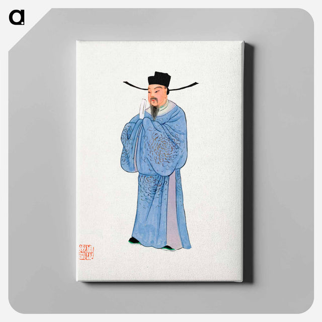 アートパネル-Men's Official Robe
 - 中国の衣装 Canvas.