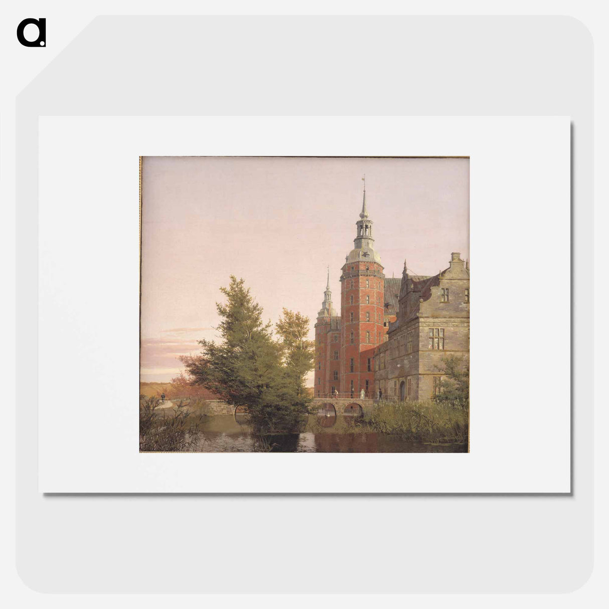 Frederiksborg Castle.Party at Møntbroen - クリステン ケプケ Poster.