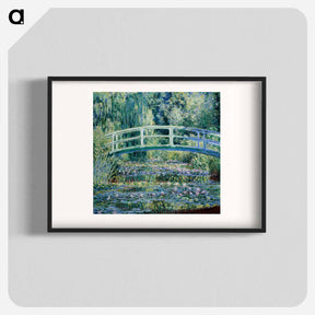 アートポスター-Water Lilies and Japanese Bridge - クロード モネ Poster.