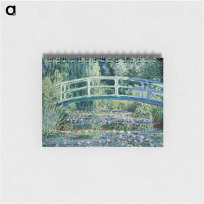アートメモ帳-Water Lilies and Japanese Bridge - クロード モネ Memo.