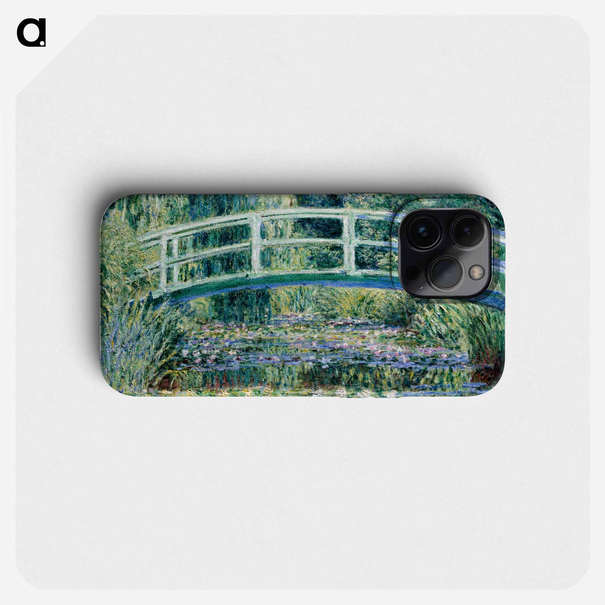 Water Lilies and Japanese Bridge - クロード モネ Phone Case.