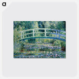 Water Lilies and Japanese Bridge - クロード モネ Postcard.