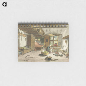 アートメモ帳-Interior with Woman by Cradle
 - コルネリス プロース ファン アムステル Memo.