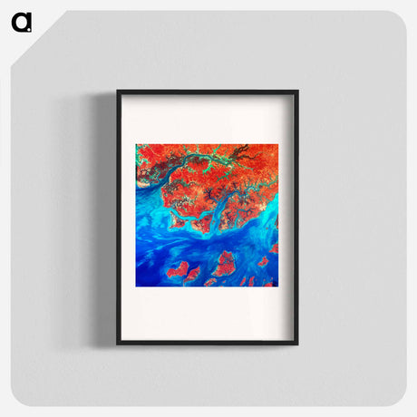 アートポスター-Guinea-Bissau from Space
 - 上空からの地球 Poster.