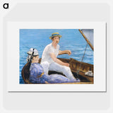 Boating - Edouard Manet Poster.